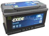 Аккумулятор EXIDE Excell EB802 80 А/ч о.п.